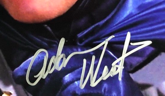 Authentic Adam West  Autograph Exemplar