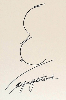 Authentic Alfred Hitchcock  Autograph Exemplar