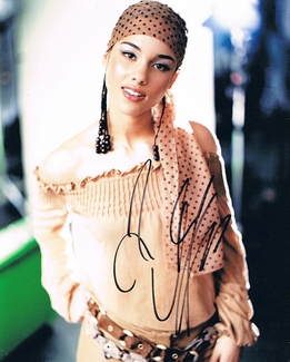 Authentic Alicia Keys  Autograph Exemplar