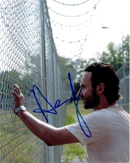 Authentic Andrew Lincoln  Autograph Exemplar