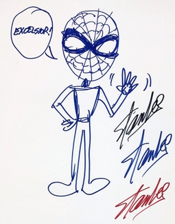 Authentic Stan Lee  Autograph Exemplar