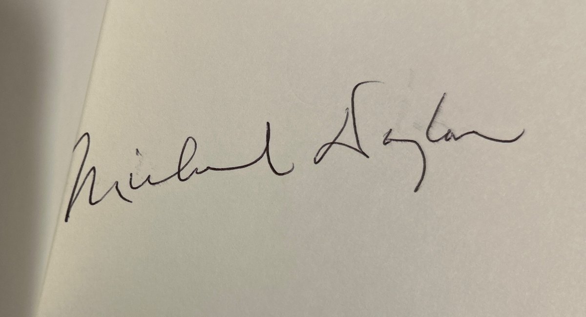Michael Douglas signed book, passed ACOA review
