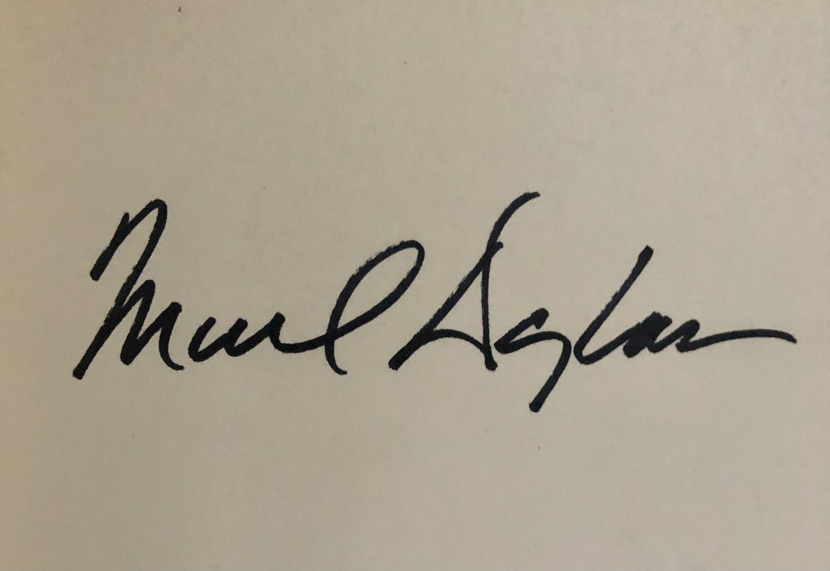 Michael Douglas signed book, did not pass ACOA review