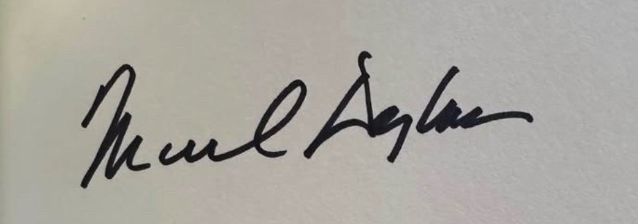 Michael Douglas signed book, did not pass ACOA review
