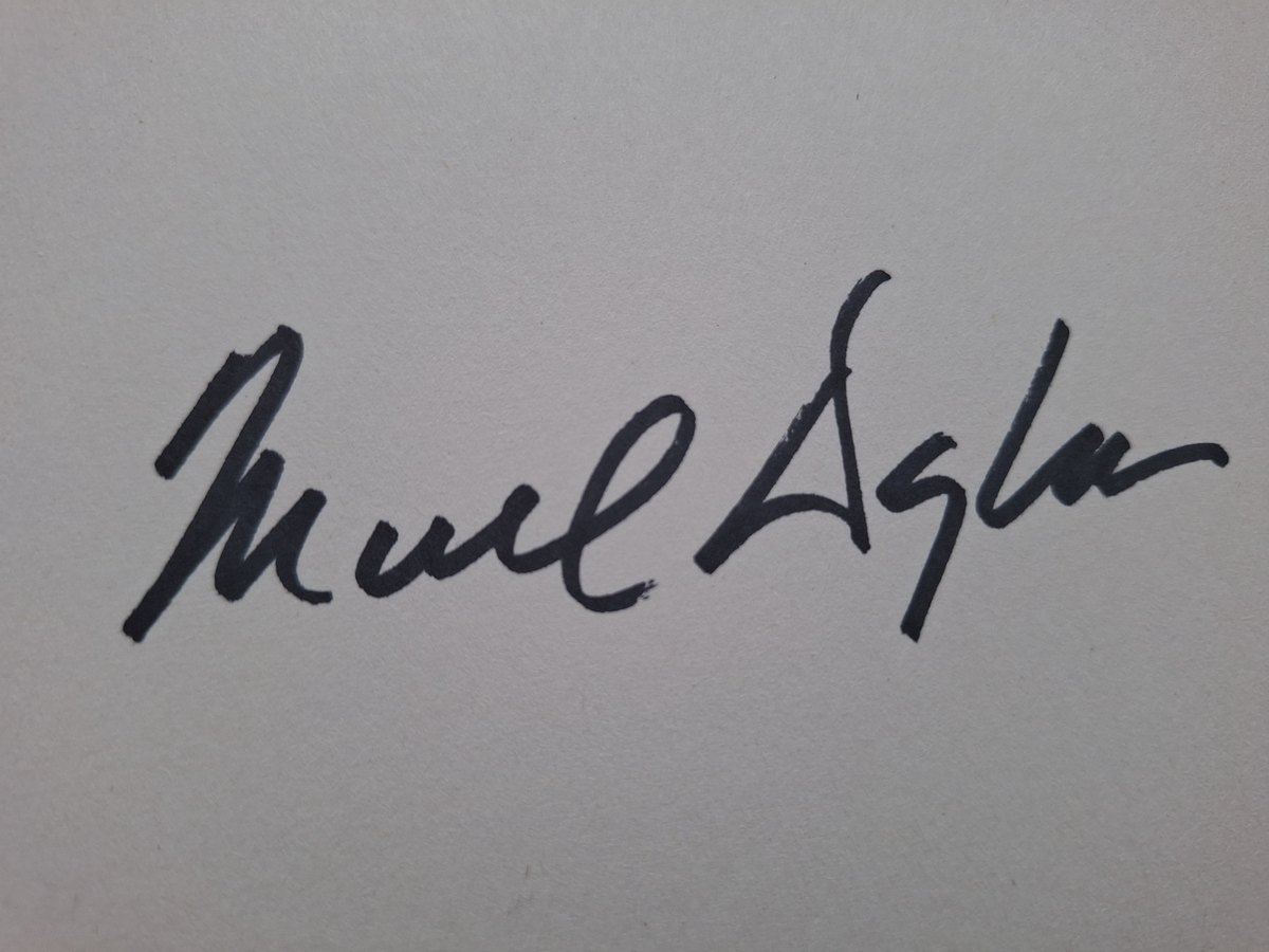 Michael Douglas signed book, did not pass ACOA review