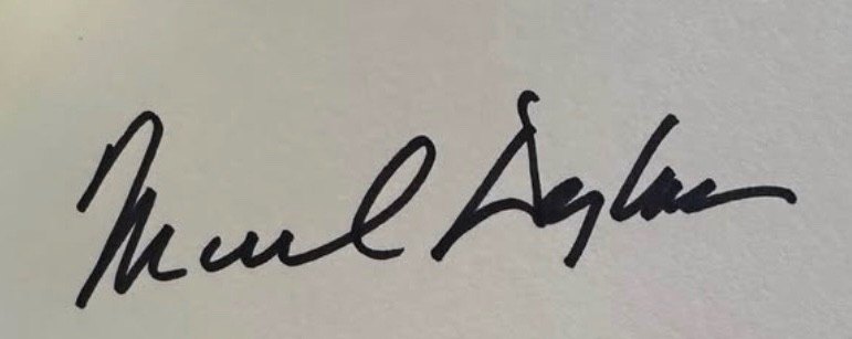 Michael Douglas signed book, did not pass ACOA review