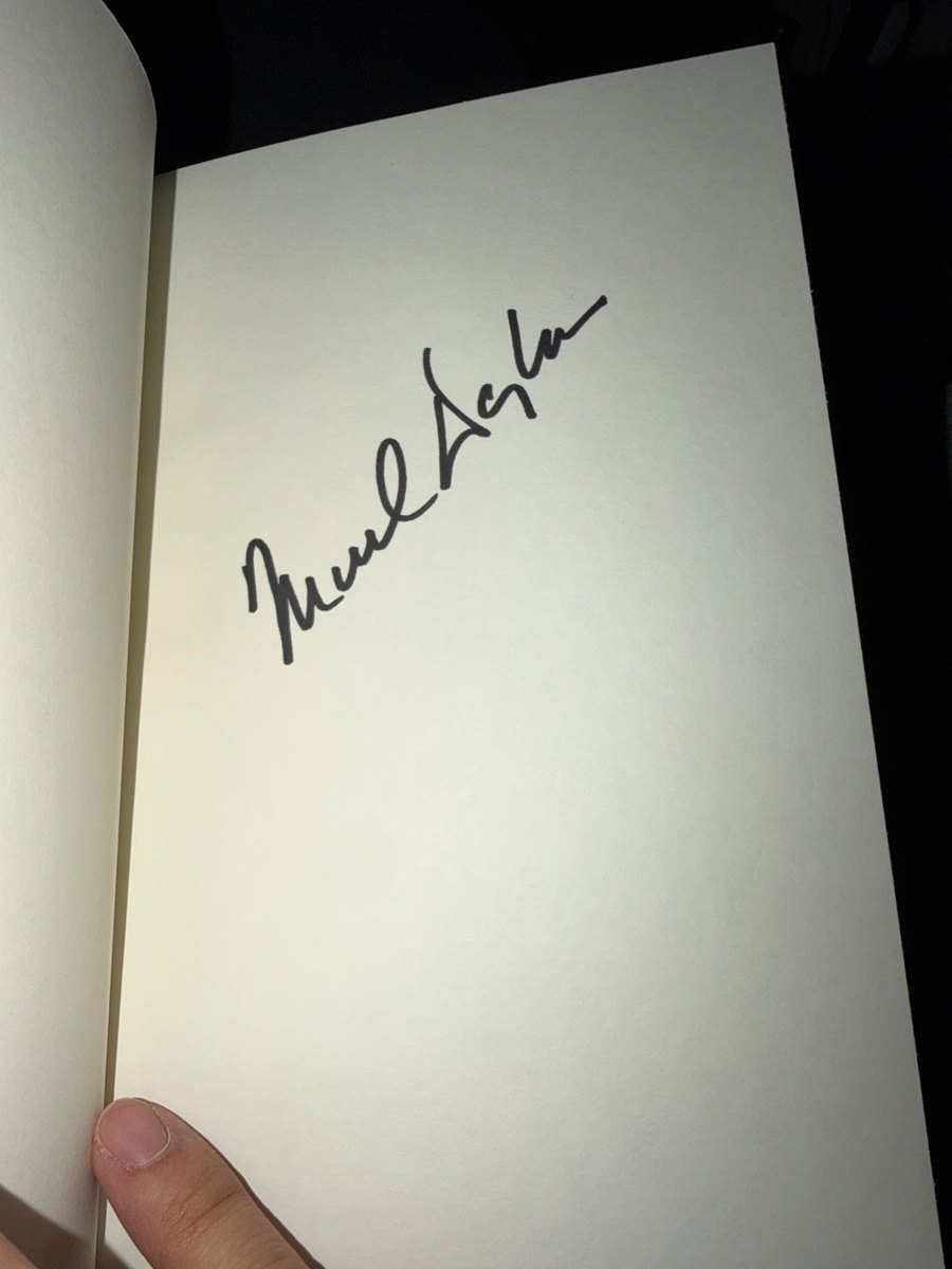 Michael Douglas signed book, did not pass ACOA review