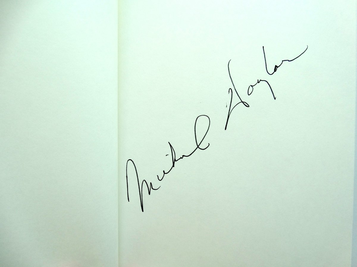 Michael Douglas signed book, passed ACOA review