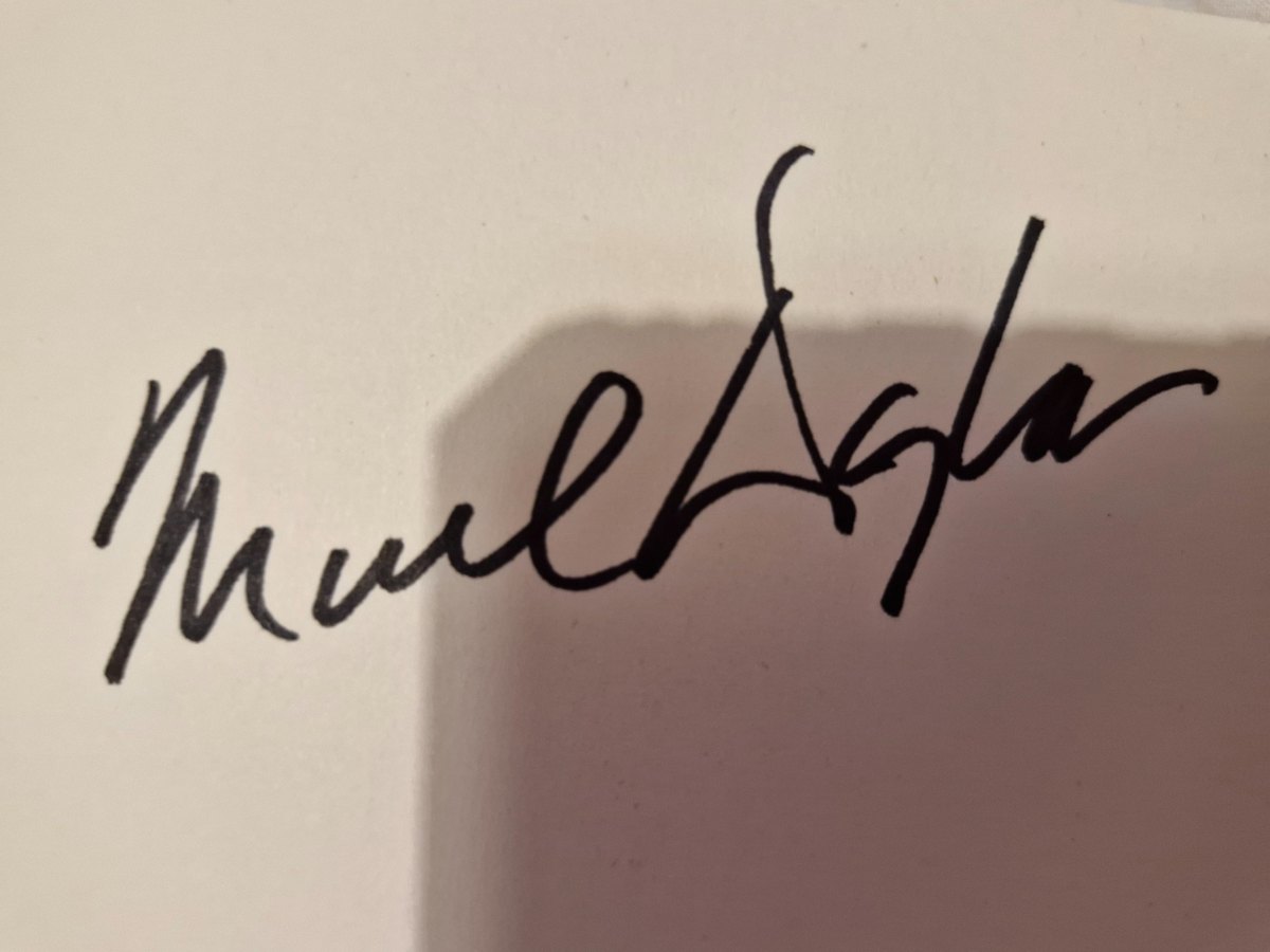 Michael Douglas signed book, did not pass ACOA review
