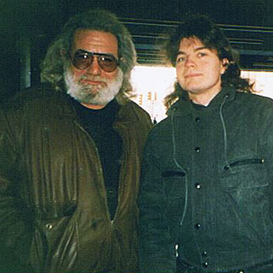 Bob with Jerry Garcia of the Grateful Dead